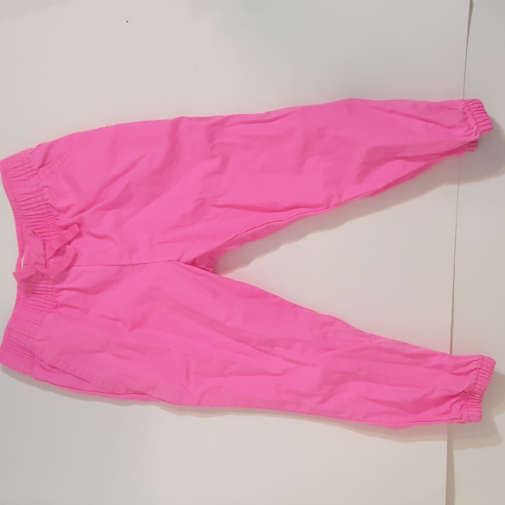 Bright pink pants